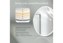 HOKO Badspiegel LED Design Wandspiegel 50x70/60x80cm+Digital Uhr+LED Wechsel Bild 4