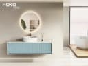 HOKO LED Badspiegel rund mit Beleuchtung, Anti-Beschlag und Memory-Funktion Bild 2