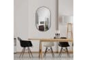 HOKO Dekospiegel Modern Wandspiegel Oval Aluminiumrahmen Bild 1