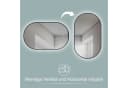 HOKO Badspiegel Oval Schwarz mit LED-Beleuchtung Touch-Sensor Bild 3