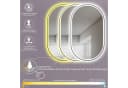 HOKO Badspiegel Oval Schwarz LED Beleuchtung Bild 4