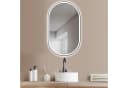 HOKO Badspiegel LED Oval Antibeschlag Touch IP44 HD-Glas Bild 2