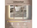 HOKO Badspiegel mit Beleuchtung und Antibeschlag Gold/Schwarz Bild 4