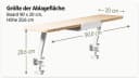 HOKO Kinderschreibtisch Aufsatz Weiß Ergonomisch Bild 5