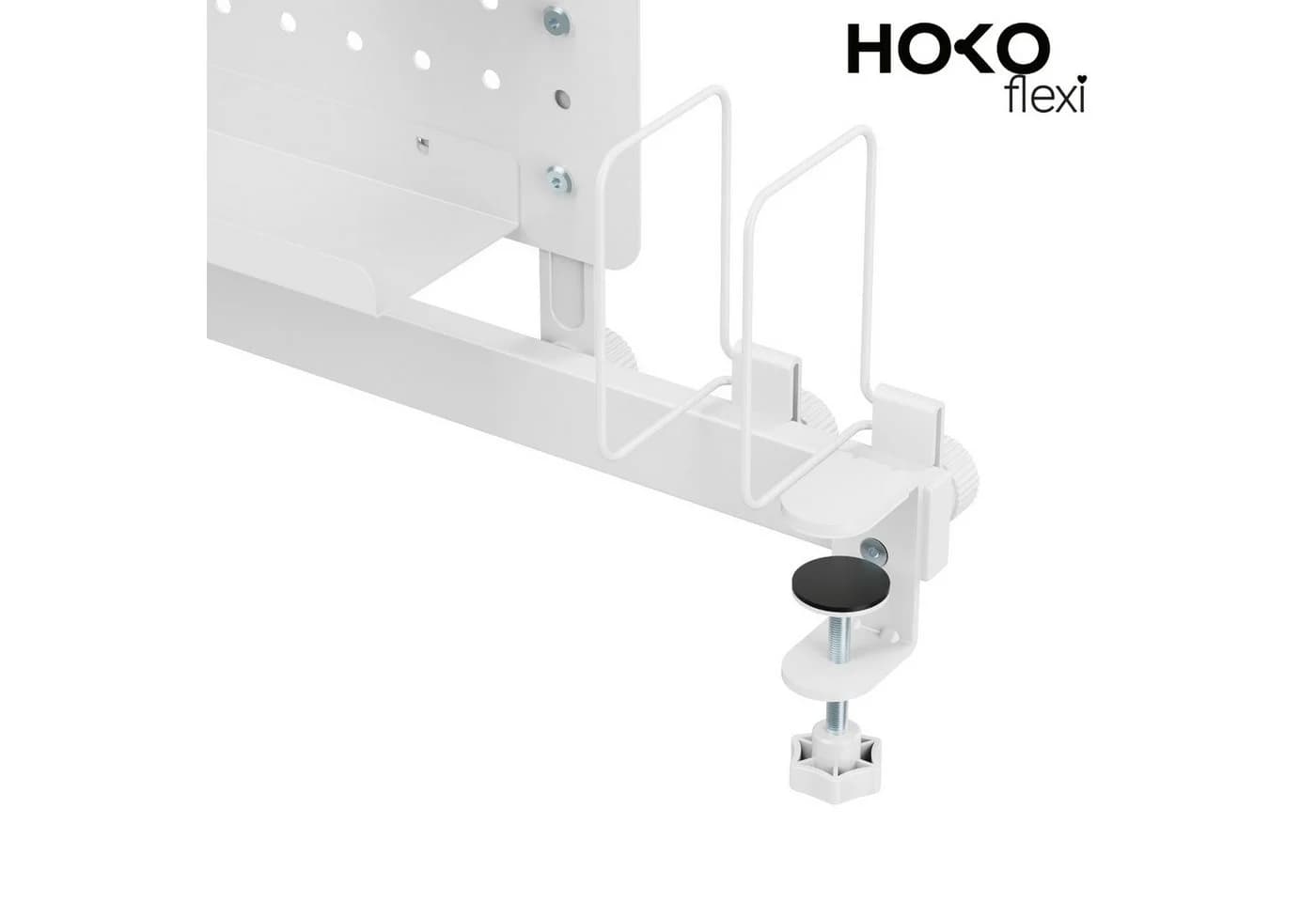 HOKO Schreibtischaufsatz Lochwand Organizer mit Haltern - Bild 4