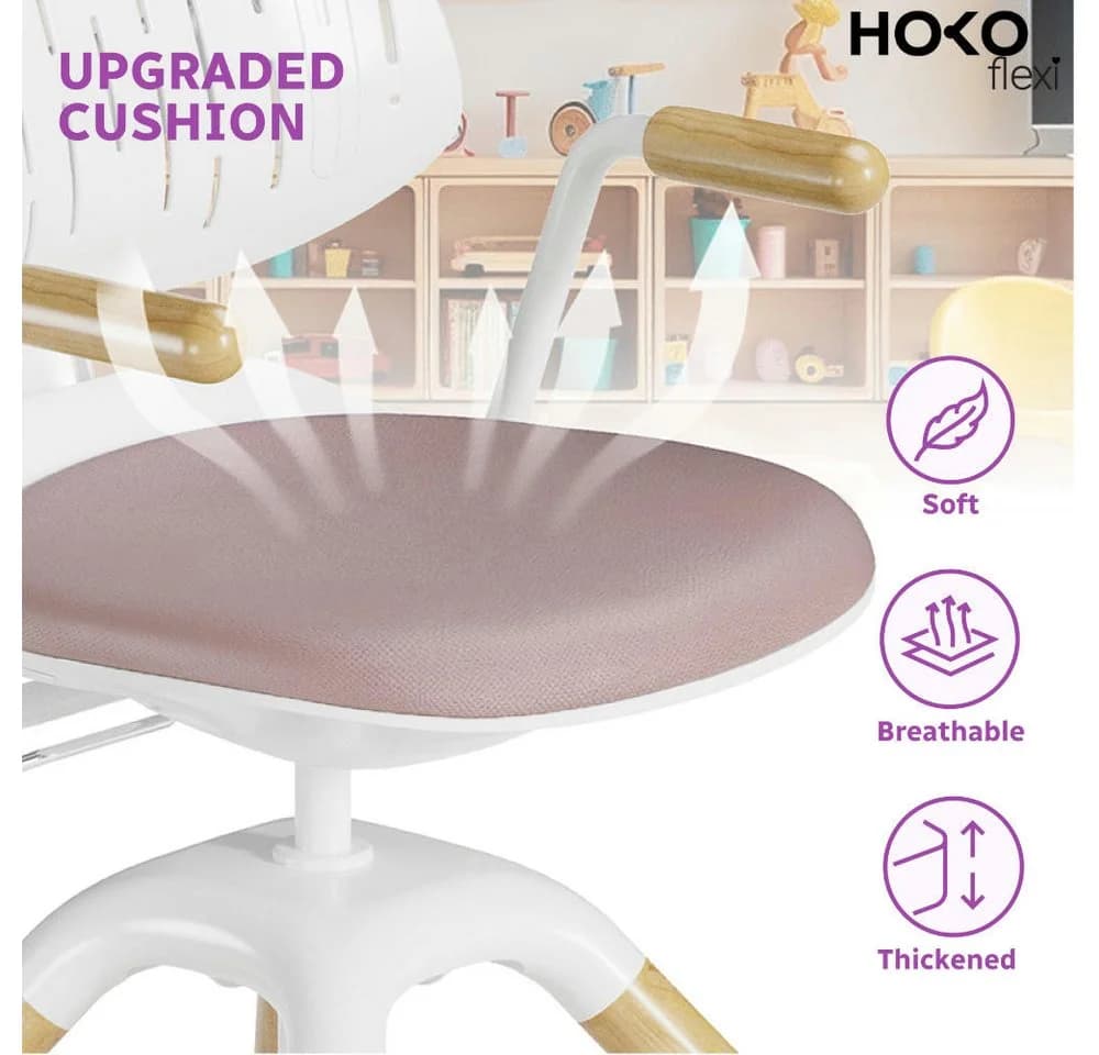 HOKO-flexi LAURA Kinderstuhl höhenverstellbar Rosa 360° drehbar - Bild 5