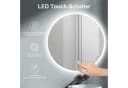 HOKO Badspiegel LED Antibeschlag Silber Touch-Schalter Bild 1