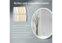 HOKO Badspiegel LED Antibeschlag Silber Touch-Schalter Bild 3