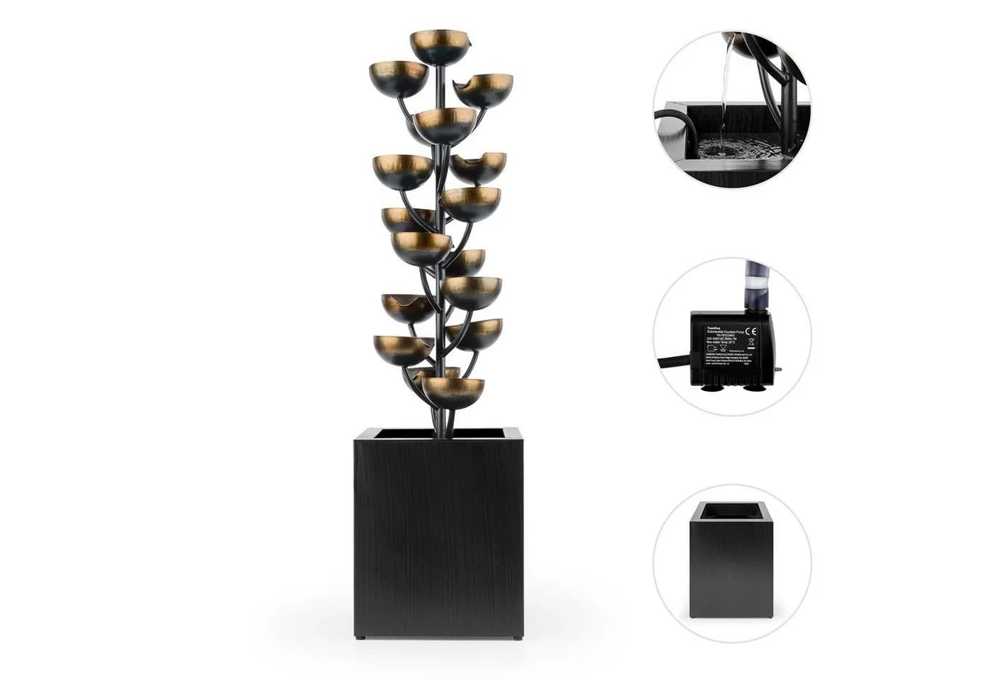 Blumfeldt Joshua Tree Wasserspiel Bronze Metall - Bild 3