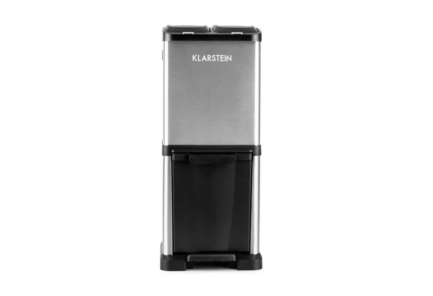 Klarstein Mülltrennsystem Ökosystem² Edelstahl Fußpedal 30L - Bild 3