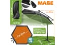 KESSER Ampelschirm LED Solar 350cm Aluminium UV-Schutz Bild 2