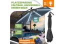 KESSER Ampelschirm LED Solar 350cm Aluminium UV-Schutz Bild 5