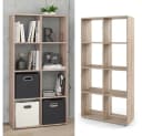 Vicco Raumteiler Scutum 8 Fächer Eiche Sonoma Bücherregal Standregal Bild 4