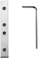 Gardineum Gardinenschiene 2-läufig Weiss Aluminium Bild 1
