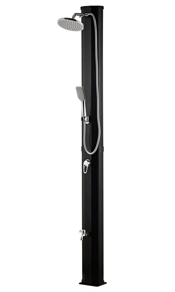 dirks-traumbad Gartendusche Solar 35L Schwarz mit Handbrause - Bild 2