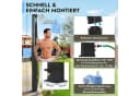 dirks-traumbad Gartendusche Solar 35l Schwarz mit Handbrause & Fußdusche Bild 4