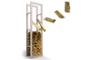 LAWA Living and Lifestyle Kaminholzregal Metall Beige Bild 2