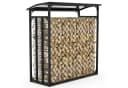 LAWA Living and Lifestyle Kaminholzregal Metall Schwarz Wetterfest Bild 1