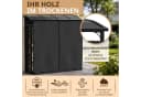 LAWA Living and Lifestyle Kaminholzregal Metall Schwarz Wetterfest Bild 4