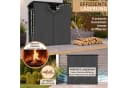 LAWA Living and Lifestyle Kaminholzregal Metall Schwarz Wetterfest Bild 5