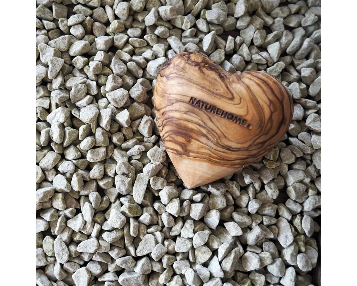 NATUREHOME Deko-Herz Olivenholz Natur