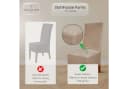 Scheffler Home Stuhlhusse VelvetFit Puma – Elastischer Stuhlbezug für Große Stühle Bild 4