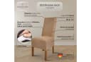 Scheffler Home Stuhlhusse Leon Beige Veltara Microfaser Bild 3