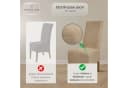 Scheffler Home Stuhlhusse Leon Beige Premium-Microfaser Wildleder-Optik Bild 4