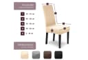 SCHEFFLER-HOME Stuhlhusse Emil Flanell Abnehmbar & Waschbar Bild 4
