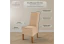 Scheffler Home Stuhlhusse Emma Beige Elastische Baumwolle Modern Bild 1