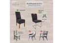 Scheffler Home Stuhlhusse Emma Beige Elastische Baumwolle Modern Bild 5