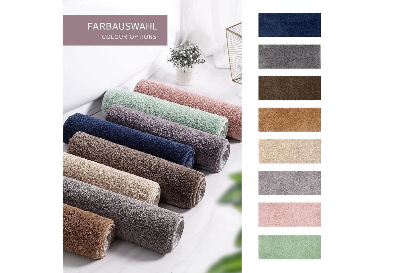 SCHEFFLER Home Badematte Tom Braun Polyester Rutschfest - Bild 5