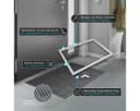 Emco Einbaurahmen für Aluminium Eingangsmatten 500/25, rechteckig, Höhe: 25 mm, Material: Aluminium Bild 3