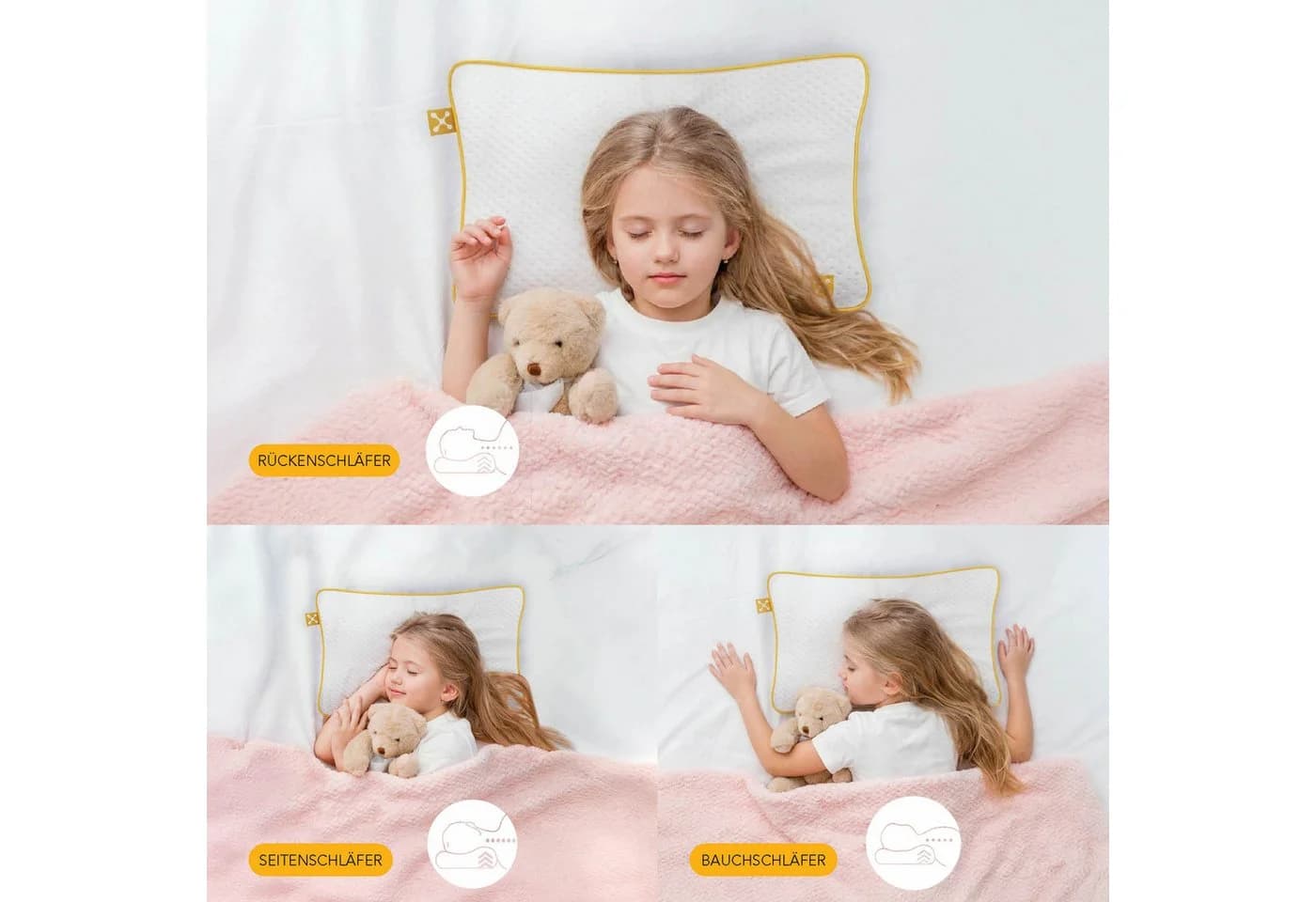smartsleep Kids Comfort Pillow Memory-Schaum Ergonomisches Kinderkissen - Bild 4