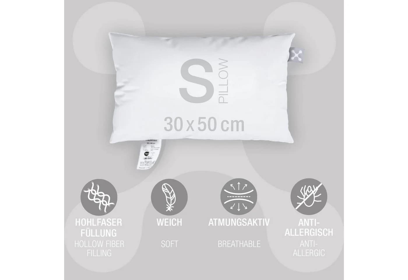 smartsleep Kinderkissen Ergonomisch Seitenschläfer Rückenschläfer Bauchschläfer - Bild 3