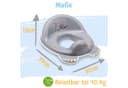 Babykajo Toilettentrainer Grau - BPA-frei & TÜV geprüft Bild 4