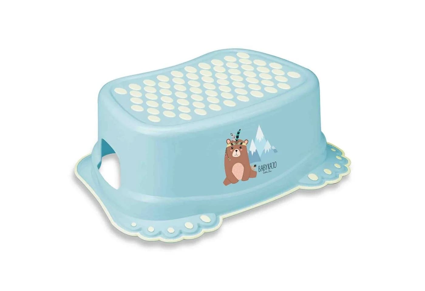 Babykajo Kinderhocker Blau - BPA-frei, TÜV-zertifiziert, Anti-Rutsch - Bild 2