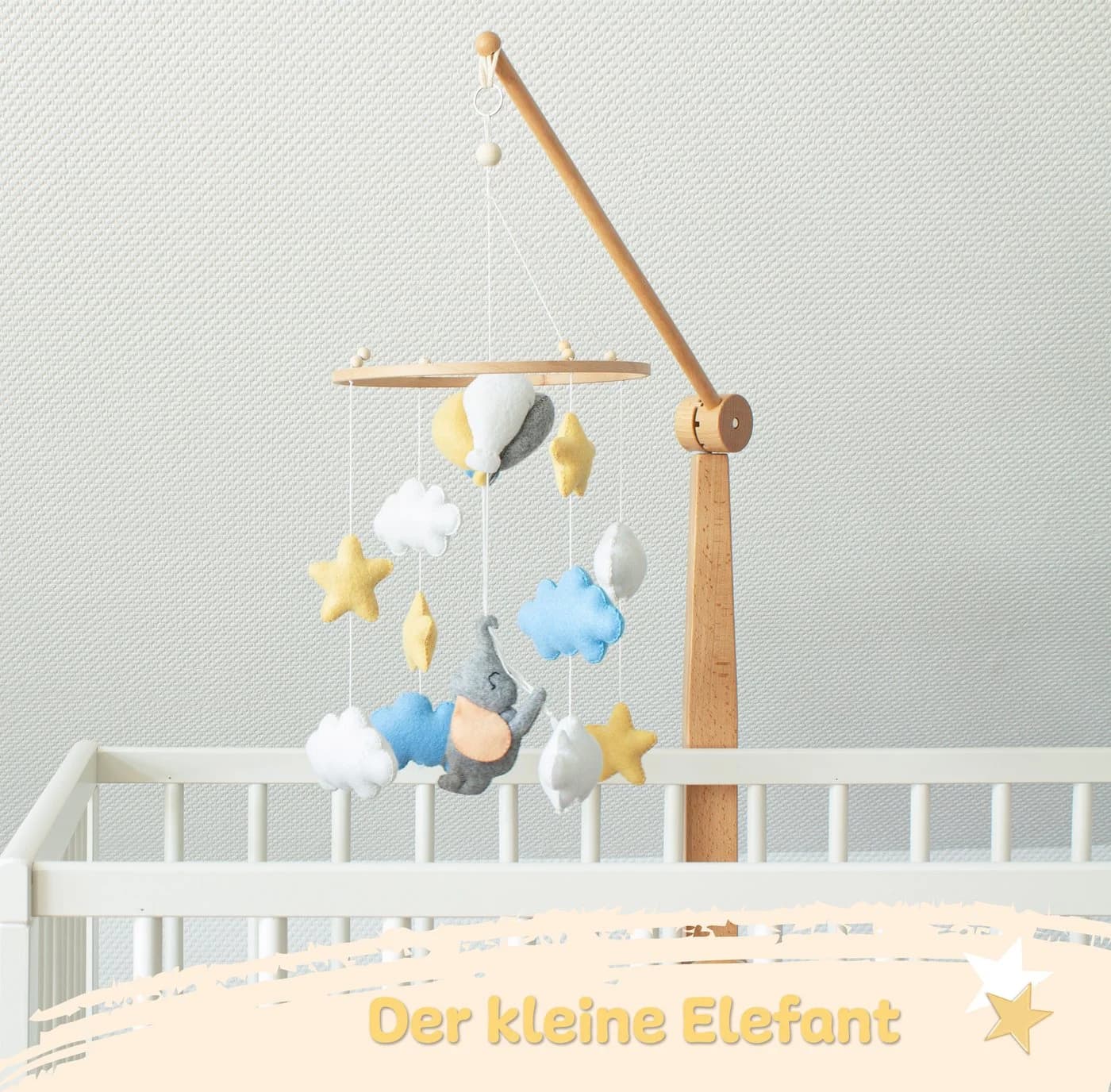 Babykajo Mobile 1-tlg. mit süßen Tierchen Designs Bunt - Bild 3