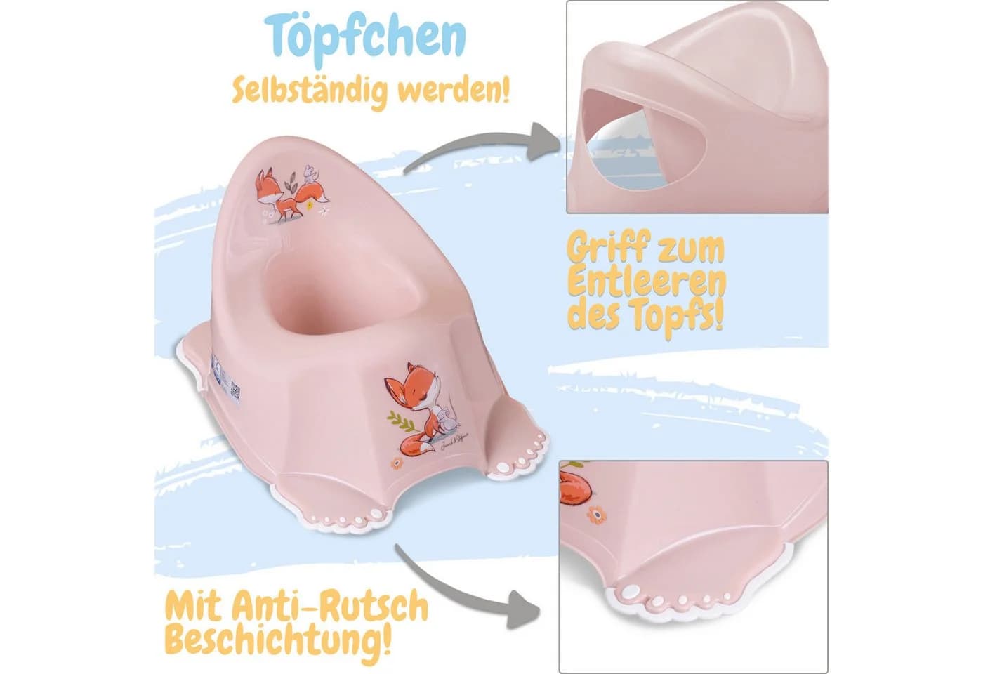 Babykajo Töpfchen Rosa BPA-frei TÜV geprüft - Bild 3