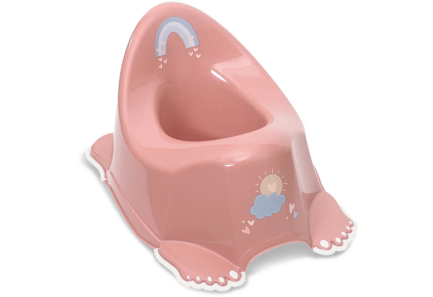 Babykajo Töpfchen Rot BPA-frei mit Griff & Anti-Rutsch-Füßchen TÜV geprüft - Bild 2