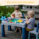 Babykajo Spieltisch Set 3-tlg. Kindertisch mit 2 Stühlen - Spieltisch für In- und Outdoor Bild 5