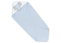 Babykajo Kapuzenhandtuch Frottee Blau mit Tiermuster Bild 4