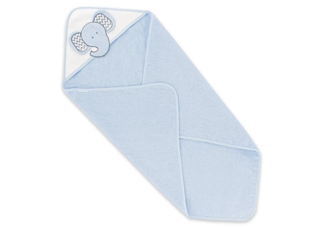 Babykajo Kapuzenhandtuch Frottee Blau mit Tiermuster - Bild 4