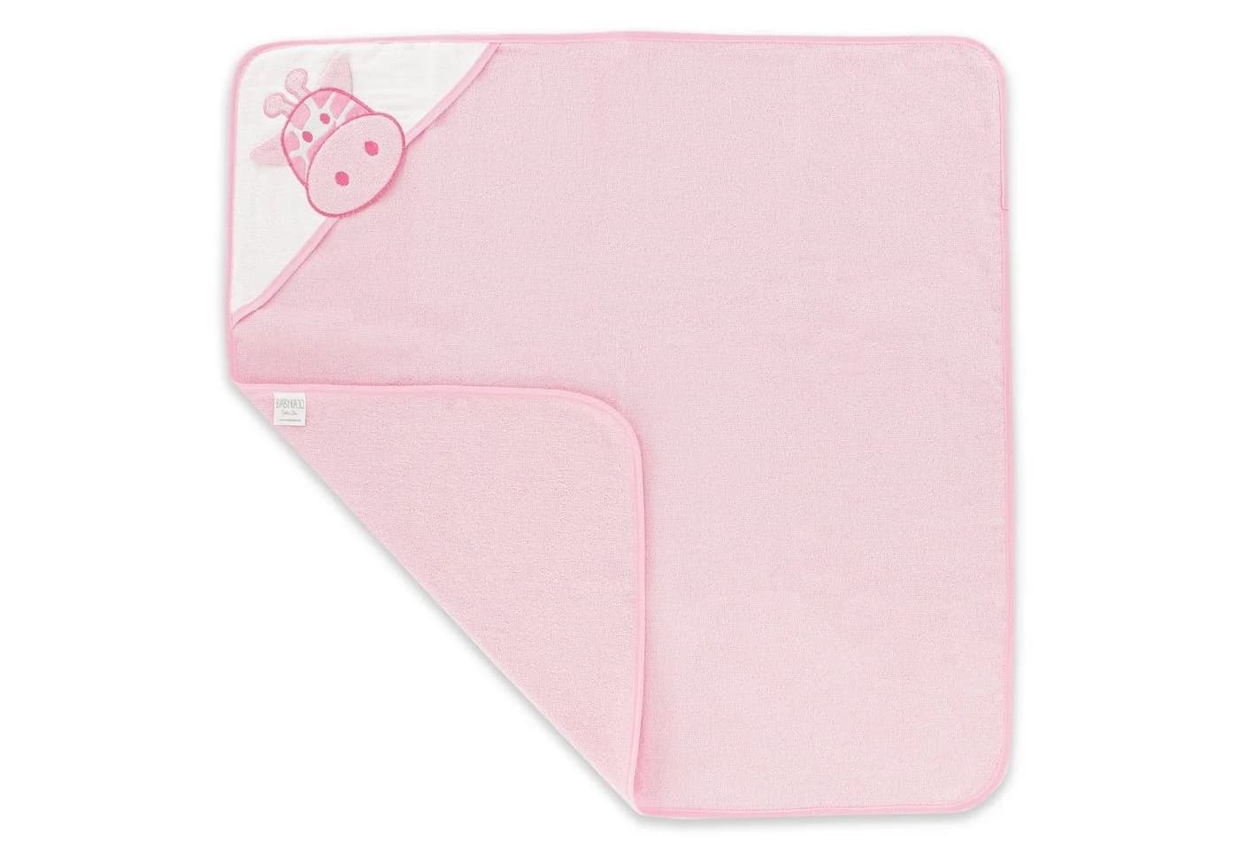 Babykajo Kapuzenhandtuch Rosa Frottee mit Tiermuster - Bild 5