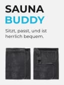Sowel Saunakilt Herren 100% Bio-Baumwolle Grau Bild 1