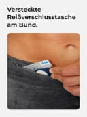 Sowel Saunakilt Herren 100% Bio-Baumwolle Grau Bild 3
