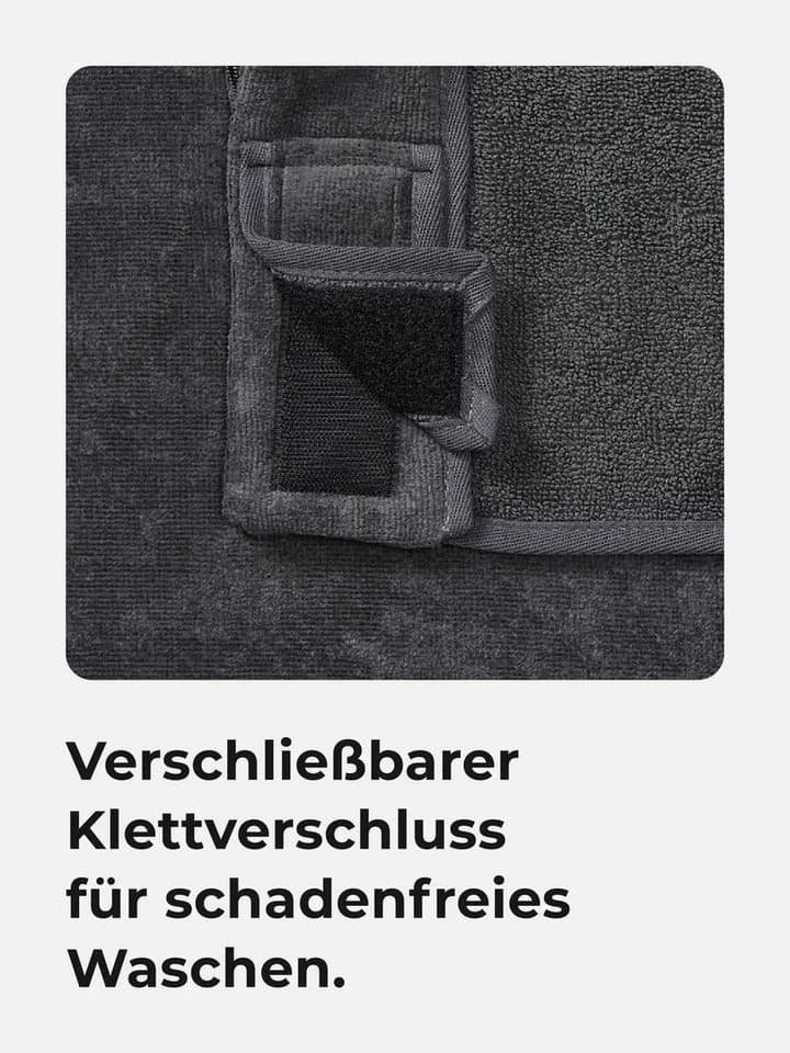 Sowel Saunakilt Herren 100% Bio-Baumwolle Grau - Bild 4