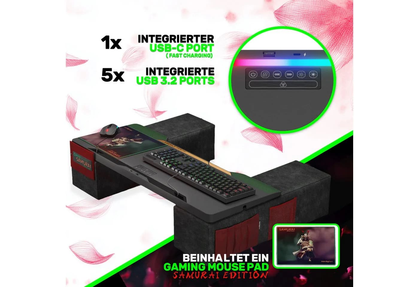 COUCHMASTER CYCON³ Samurai Edition Gaming Lapdesk - Bild 4