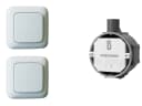 Smartwares Licht-Funksteuerung Set Einbauschalter + 2x Wandschalter Taster Weiß Bild 2