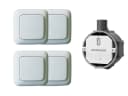 Smartwares Licht-Funksteuerung Set Einbauschalter + 4x Wandschalter Weiß Bild 2